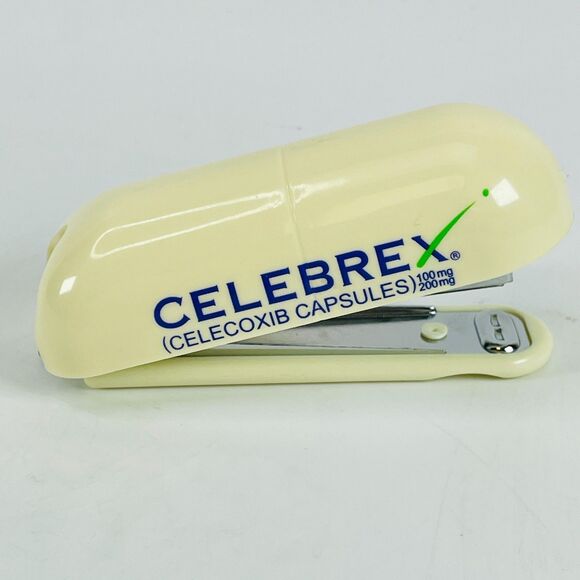 Other - Celebrex Drug Rep Pharmaceutical Advertising Mini Stapler Promo Celecoxib Vtg
